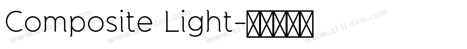 Composite Light字体转换